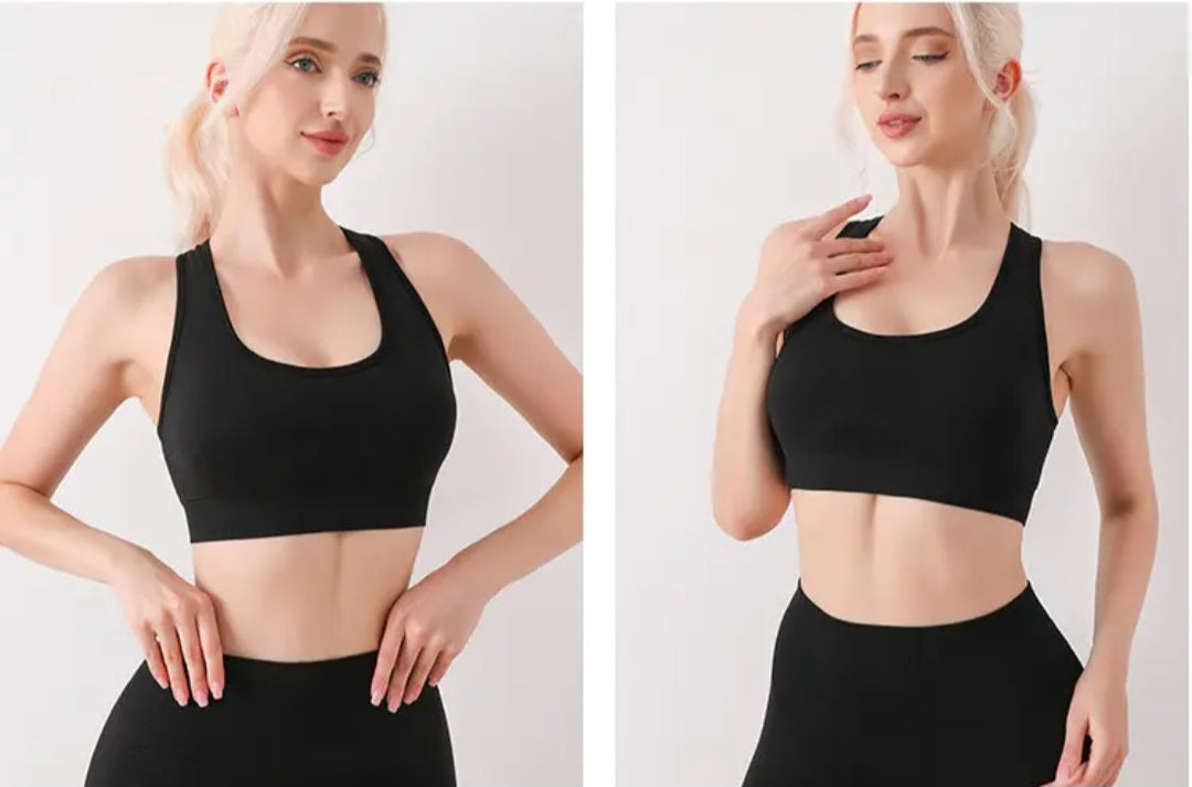 Women Push up Seamless Fitness Butt Lift Pant Sports Workout Gym Bra Tummy Control Scrunch High Waist Yoga Leggings Set